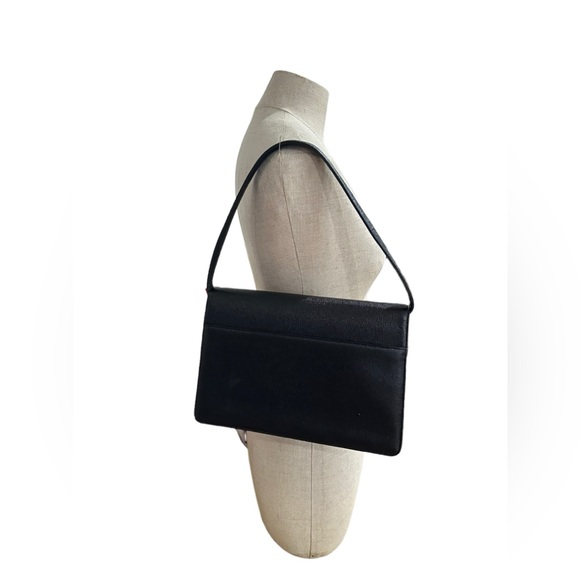 Genuine vintage MCM Munchen Michael Cromer signature black leather shoulder bag - Picture 8 of 15